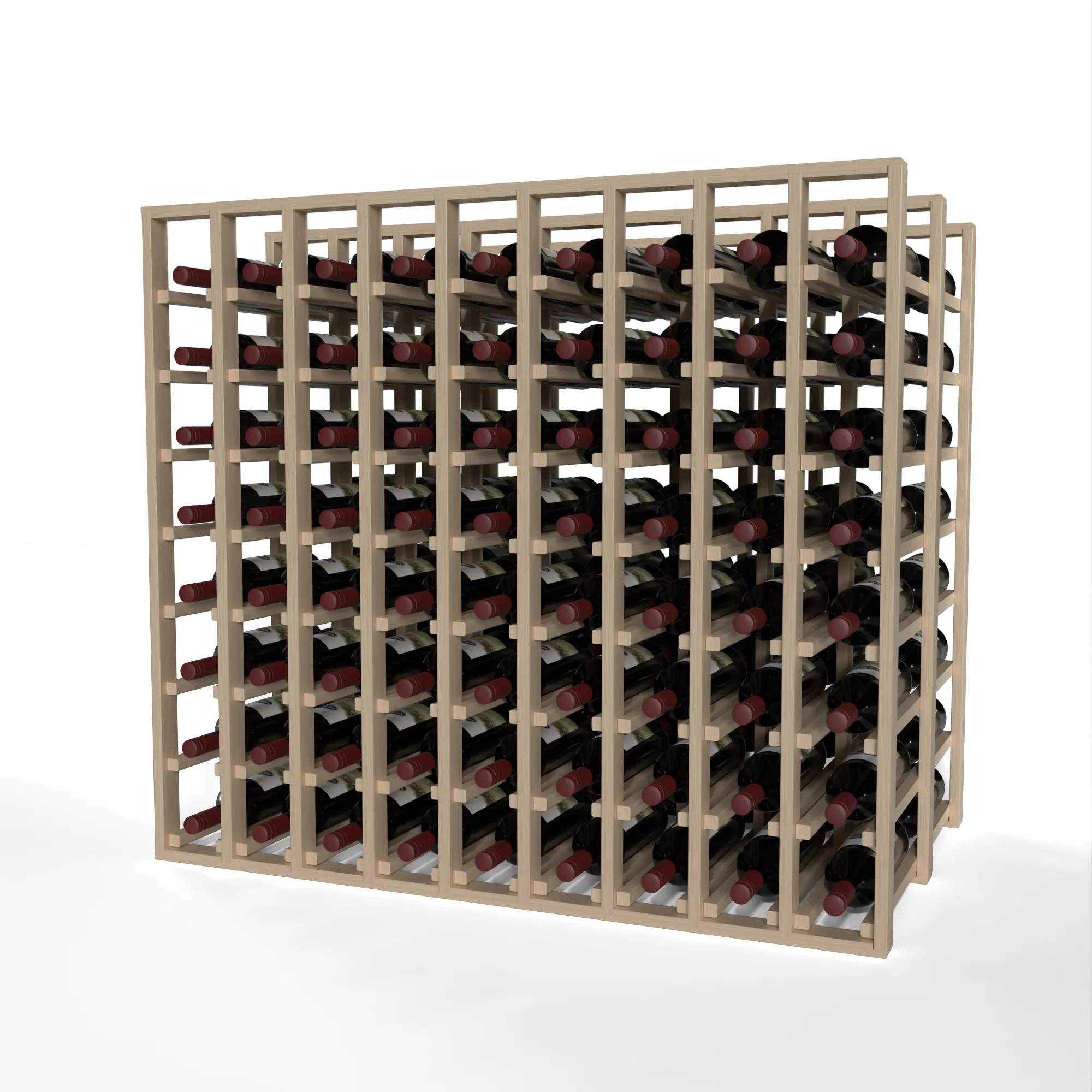 GrandCellar™ - 9 Column Full-Depth Double Deep Wine Rack - 36"