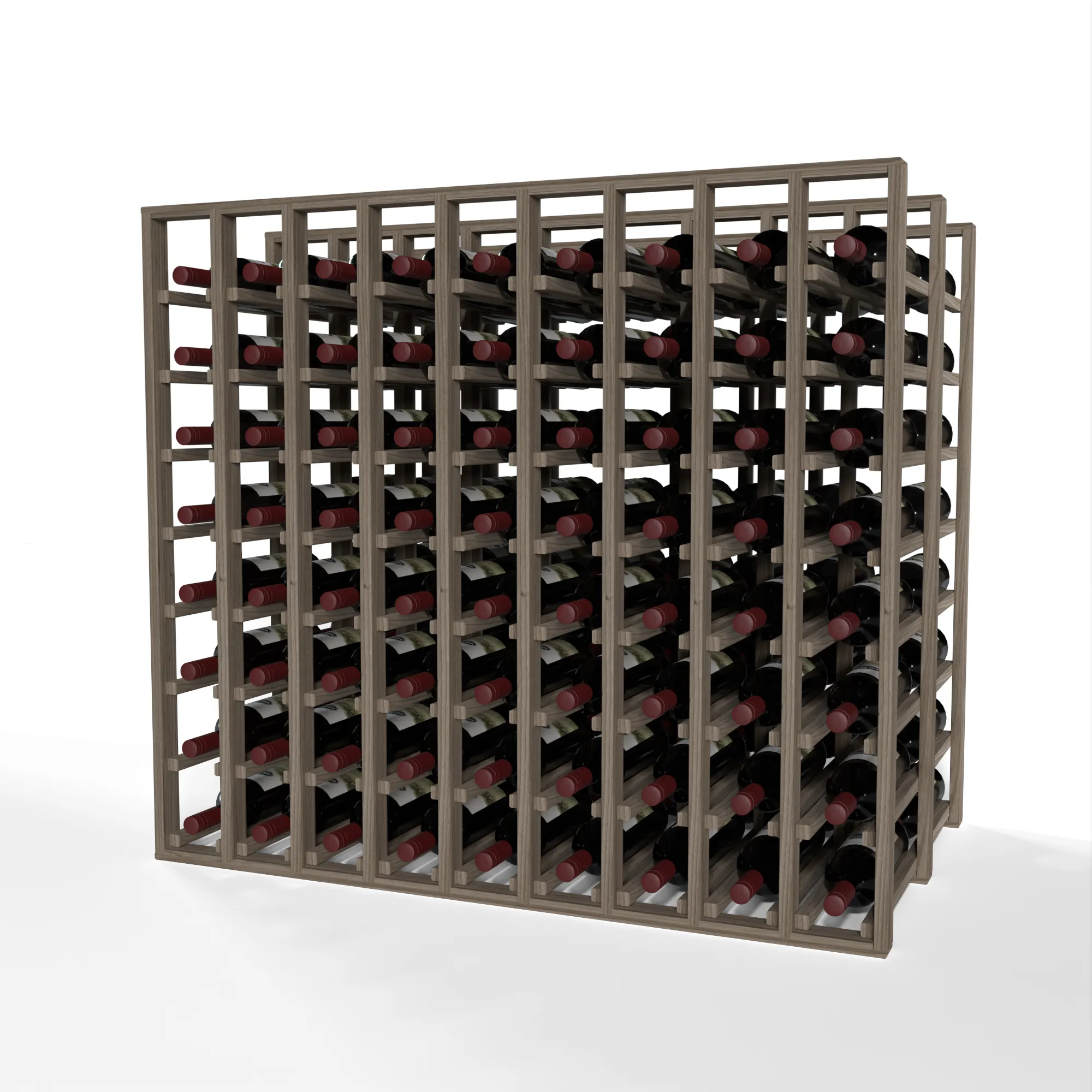 GrandCellar™ - 9 Column Full-Depth Double Deep Wine Rack - 36"