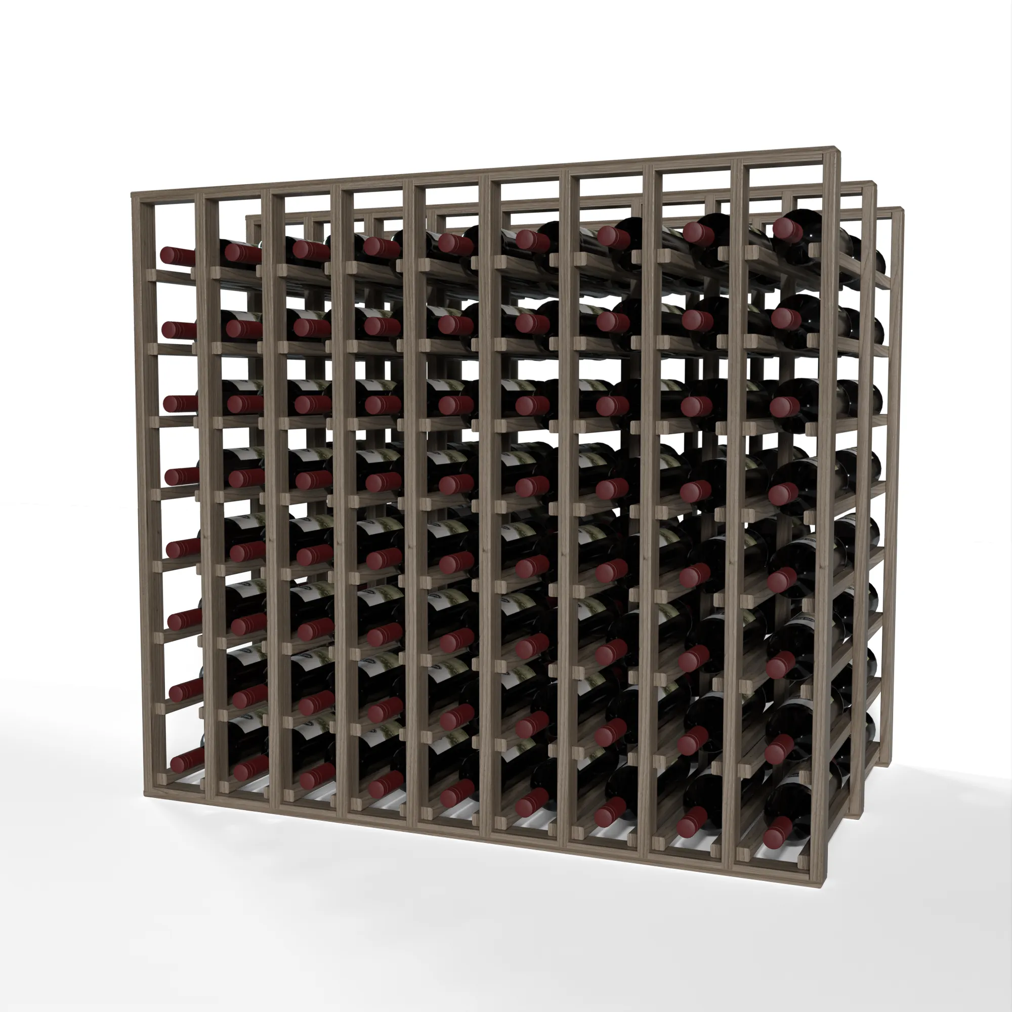 GrandCellar™ - 9 Column Full-Depth Double Deep Wine Rack - 36"