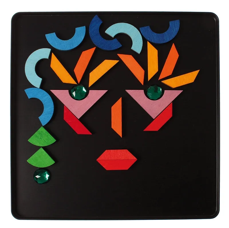Grimm's Triangle, Square, Circle Magnet Puzzle