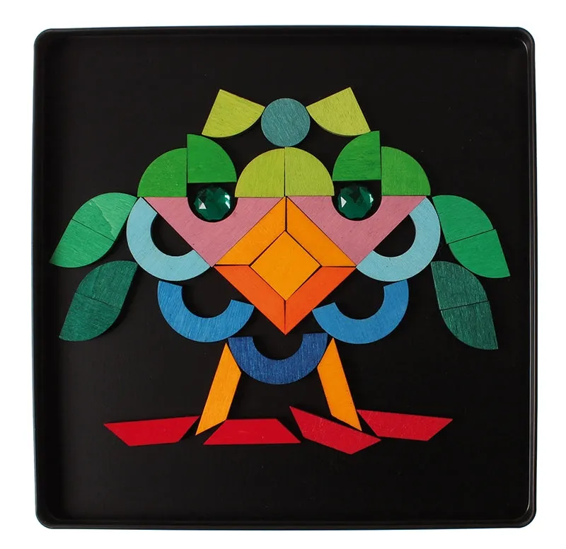 Grimm's Triangle, Square, Circle Magnet Puzzle