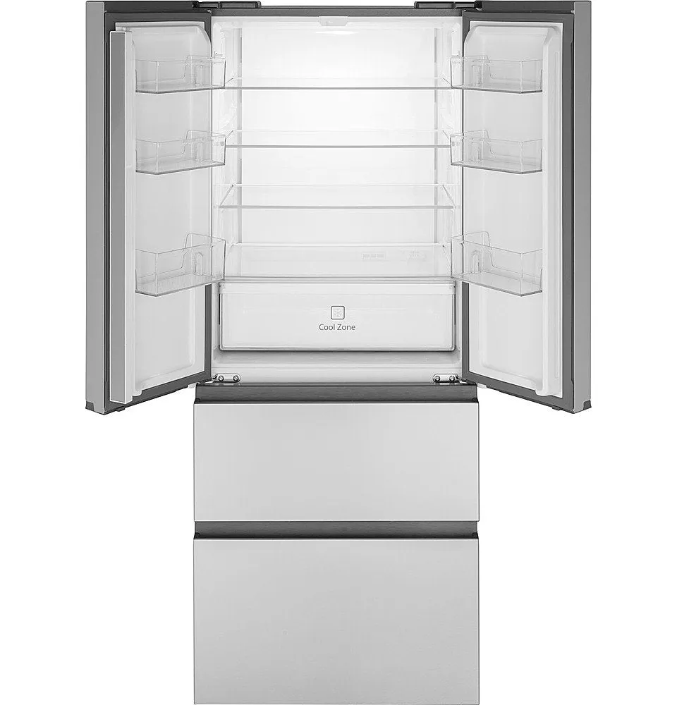 HAIER -  14.5 Cu. Ft. 4 Door Refrigerator