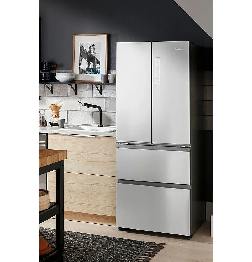 HAIER -  14.5 Cu. Ft. 4 Door Refrigerator