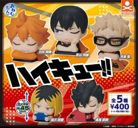 Haikyu Capsule Toy Onemutan All 5 Types Complete Sleeping Mini Figure Haikyuu