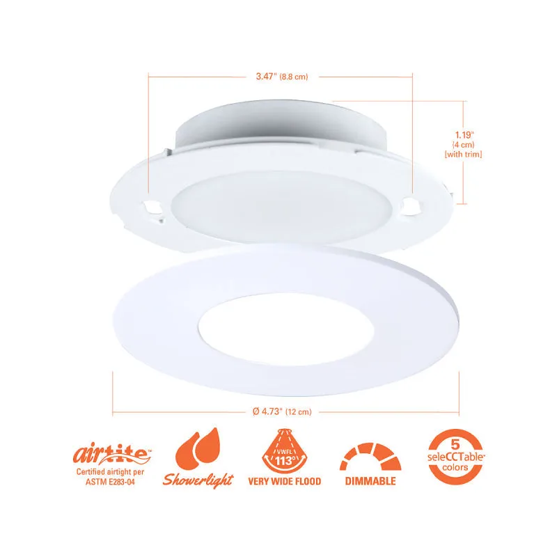 Halo JBD 4" LED Slim Surface Mount LED Downlight, California