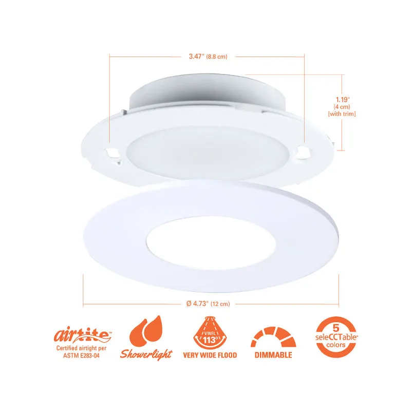Halo JBD 4" LED Slim Surface Mount LED Downlight