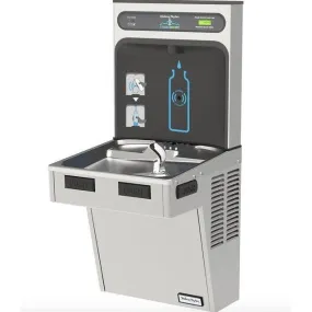 Halsey Taylor HTHB-HACG8SS-WF | Wall-mounted Bottle Filling Station | Filtered, High-efficiency chiller, HAC-style fountain, Stainless Steel color finish