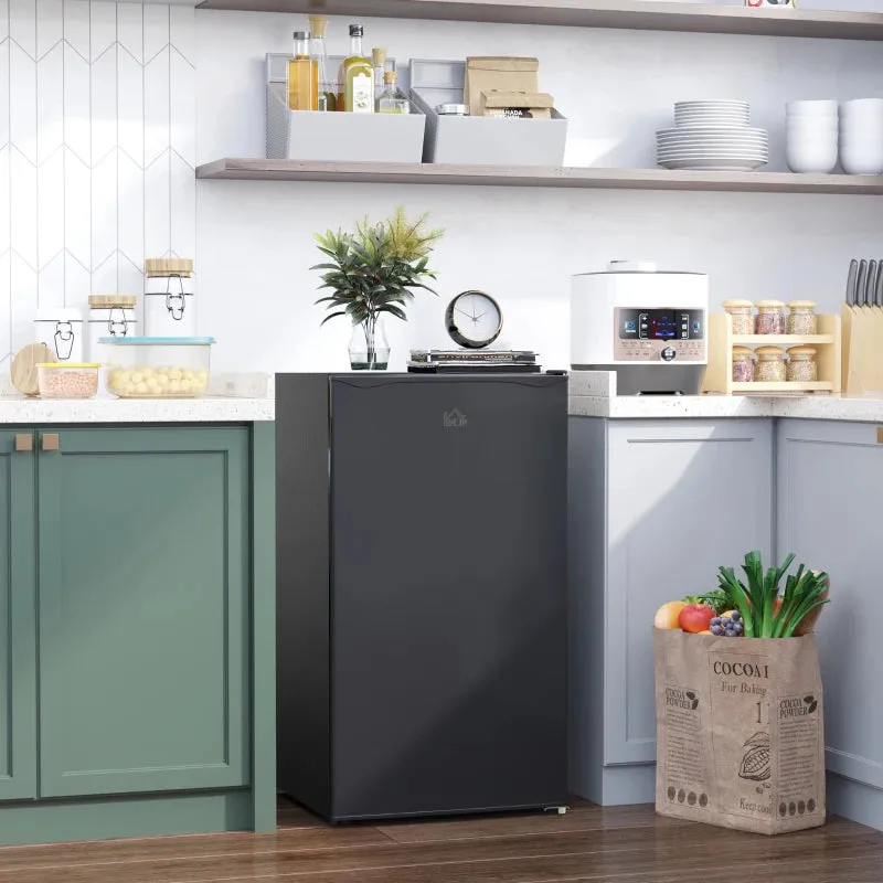 HOMCOM Freestanding Under Counter Fridge with Chiller Box 91L - Black