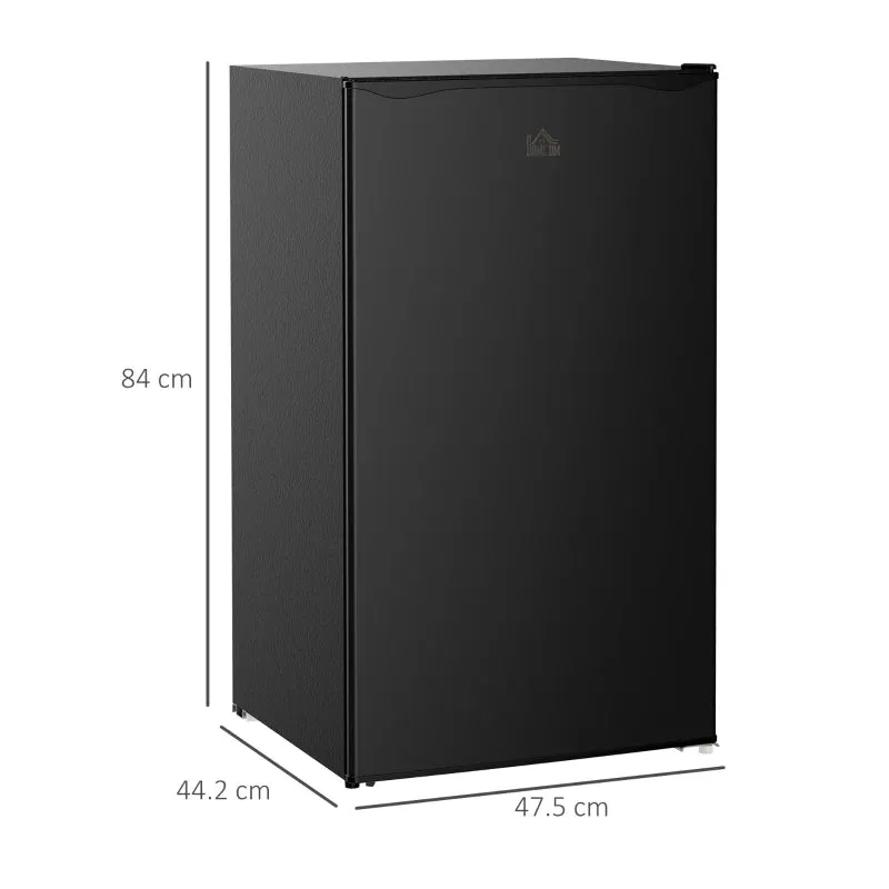 HOMCOM Freestanding Under Counter Fridge with Chiller Box 91L - Black