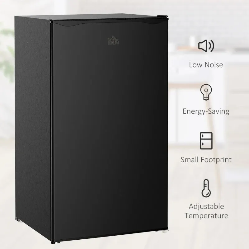 HOMCOM Freestanding Under Counter Fridge with Chiller Box 91L - Black