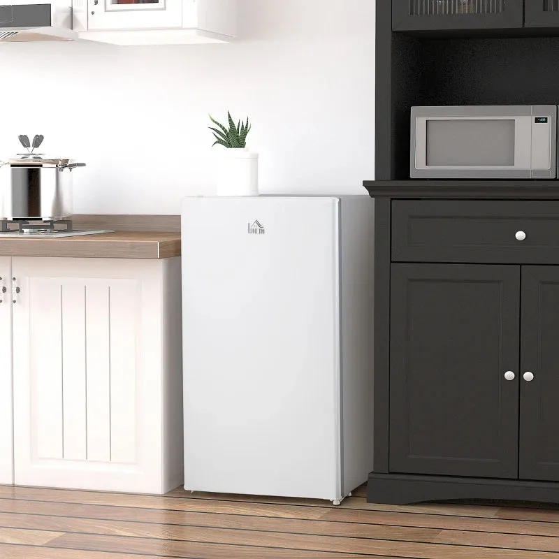 HOMCOM Freestanding Under Counter Fridge with Chiller Box 91L - White