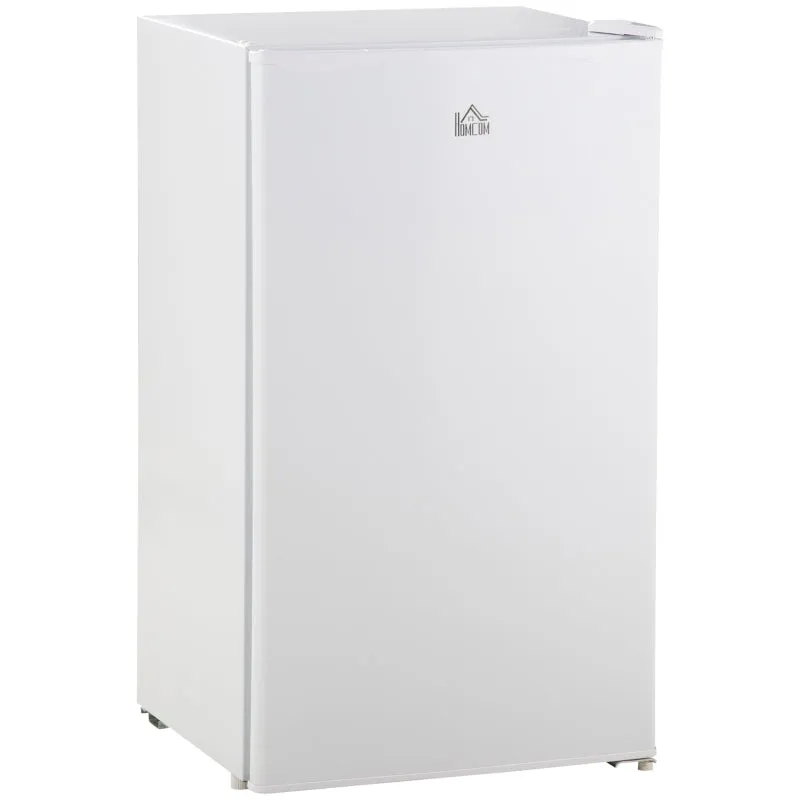 HOMCOM Freestanding Under Counter Fridge with Chiller Box 91L - White