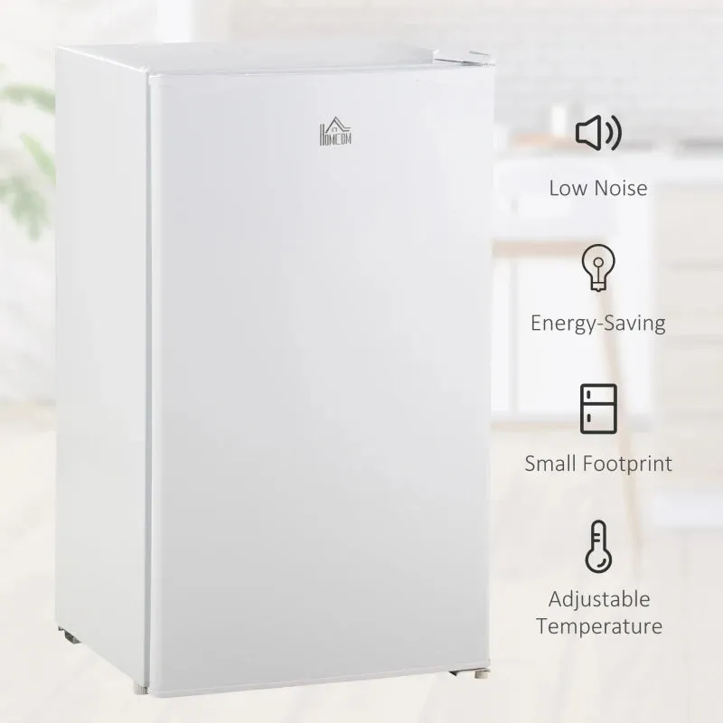 HOMCOM Freestanding Under Counter Fridge with Chiller Box 91L - White