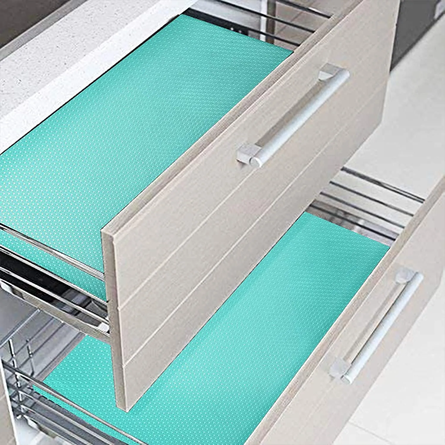 HOMGEN Popular 16Pcs Refrigerator Mats (4 Colours,45x29cm)