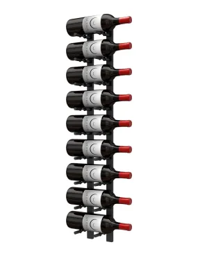 HZ Wall Rails - 3FT Metal Wine Rack (9 To 27 Bottles)
