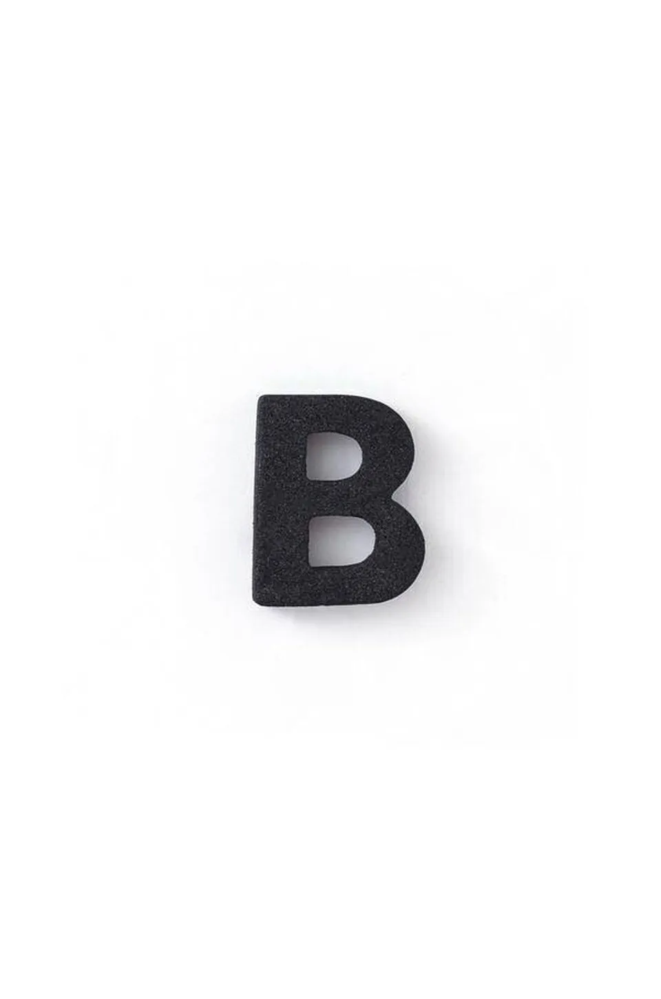 Inky Black Sans Serif Soft Magnetic Letters