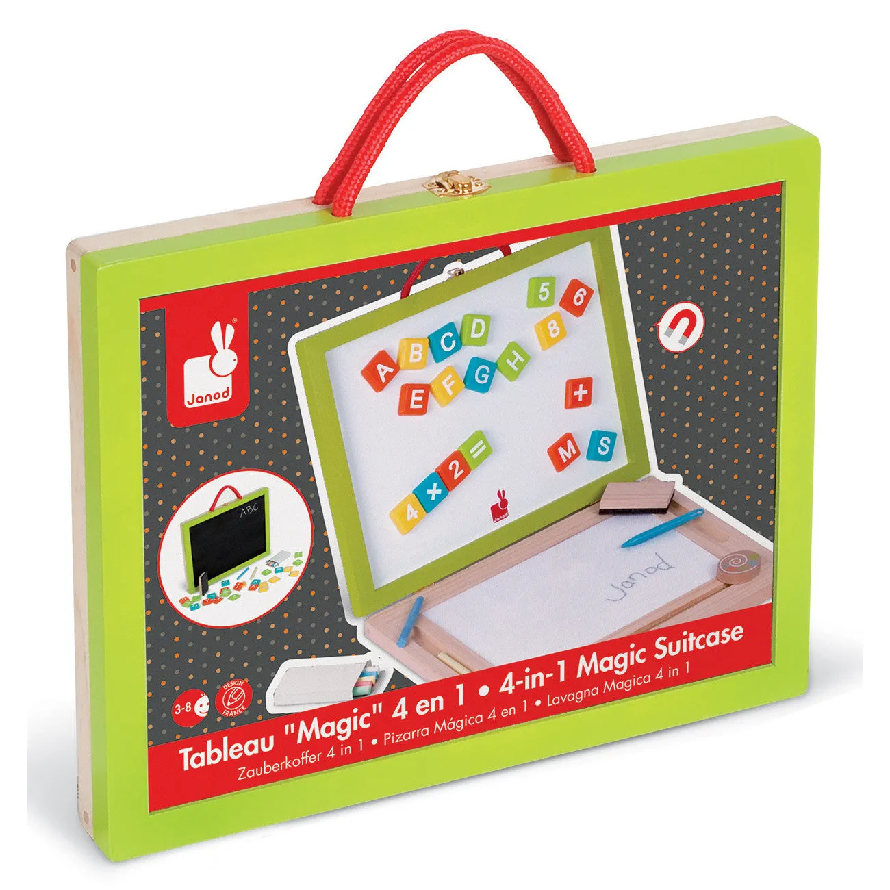 Janod 4 In 1 Magic Suitcase