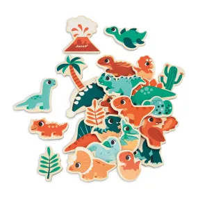 Janod Dinosaur Magnets - 24 pieces