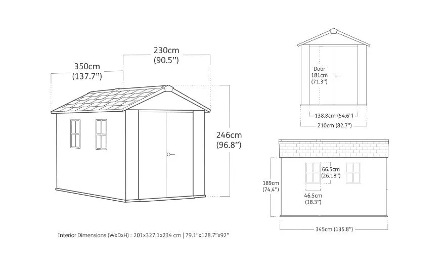 Keter Newton 7511 Garden Shed