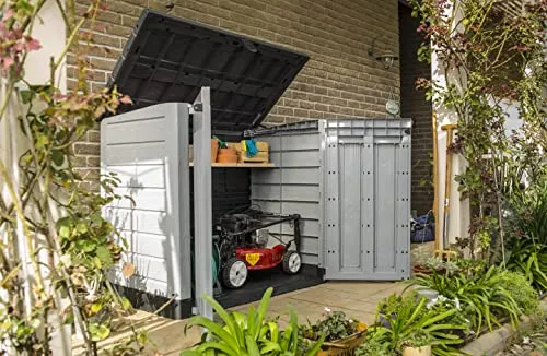 Keter Store It Out Pro Outdoor Garden Furniture Storage Shed Grey