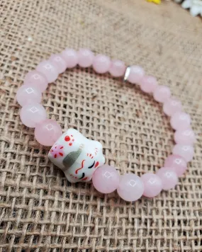 Kitty kat rose quartz