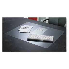 Krystalview Desk Pad With Antimicrobial Protection, Matte Finish, 22 X 17,  Clear