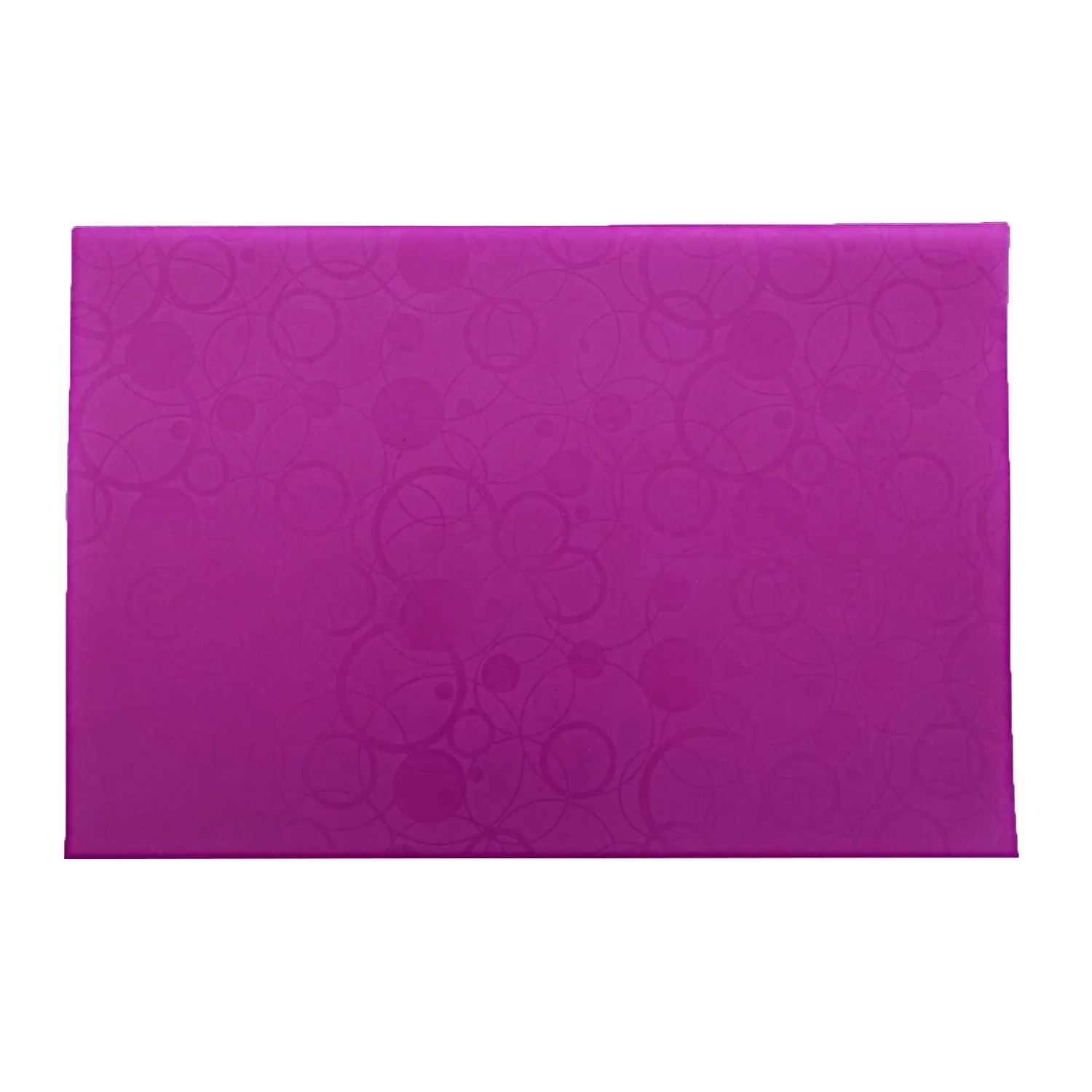 Kuber Industries Circle Design 6 Piece PVC Refrigerator Drawer Mat Set - 19"x13", Pink (CTKTC03373), Polyvinyl Chloride