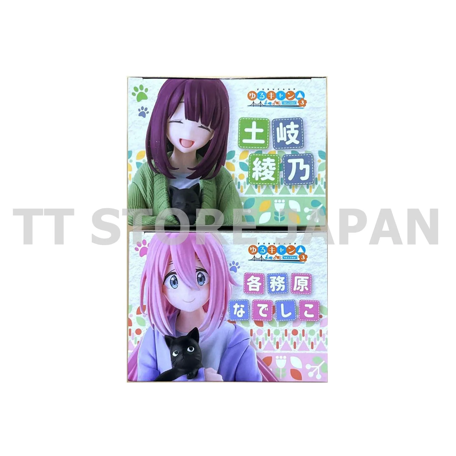 Laid Back Camp Figure Nadeshiko Kagamihara Ayano Toki Desktop Decorate Yuru Camp
