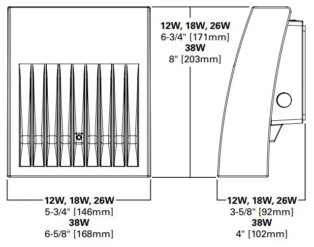 Lumark XTOR Crosstour 12W LED Full Cutoff Wall Pack