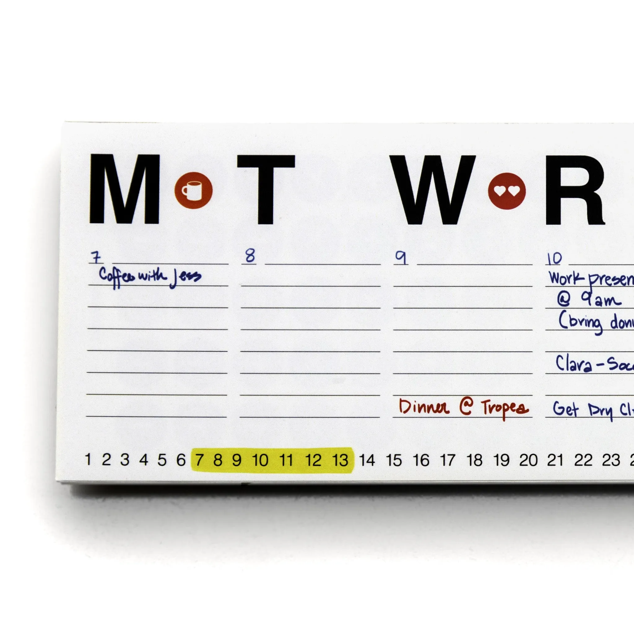 MAKE Week Plan Weekly Planner Pad
