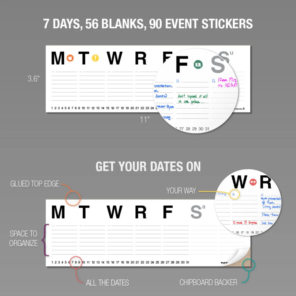 MAKE Week Plan Weekly Planner Pad