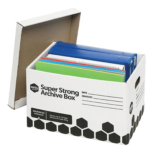 Marbig archive box super strong 2pk