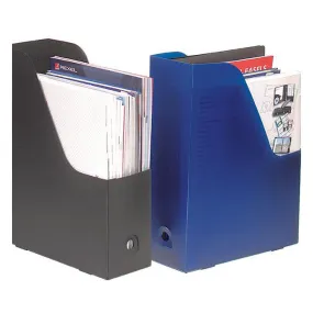 Marbig magazine holder pp black pk2 blacl