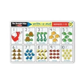 Melissa & Doug Number 1-10 Write A Mat