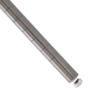 Metro 33PK4 Stationary Metroseal&reg; Gray Wire Shelving Post, 33"