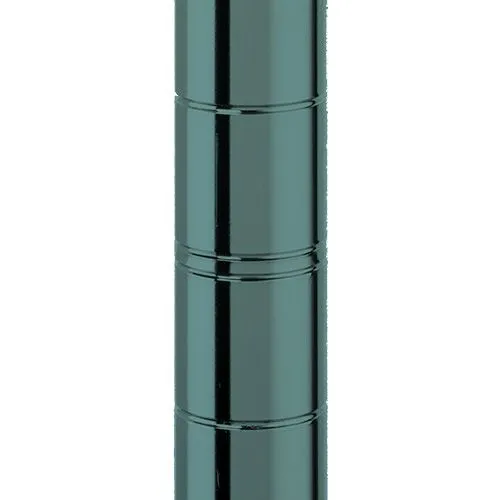 Metro 5A477K3 21" x 72" x 74" Metroseal&reg; Green Wire Shelving Unit with 5 Super Adjustable&trade; Wire Shelves