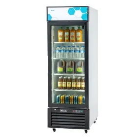 Migali C-23RM-HC, One Glass Door 27" Merchandiser Refrigerator, 23 cu.ft.