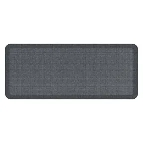 NewLife by GelPro Anti-Fatigue Designer Comfort Kitchen Floor Mat, 20x48", Tweed Nickel Grey Stain Resistant Surface with 3/4” Thick Ergo-foam Core for Health and Wellness