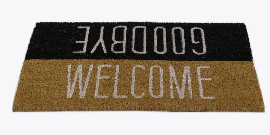OnlyMat Welcome Goodbye Coir Doormat