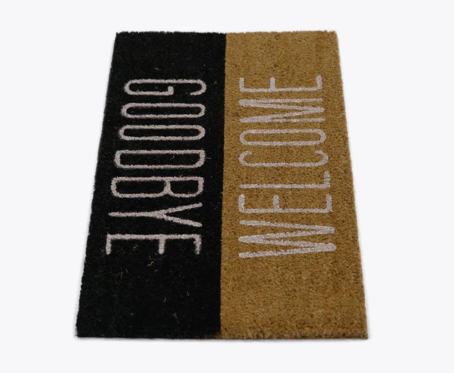 OnlyMat Welcome Goodbye Coir Doormat