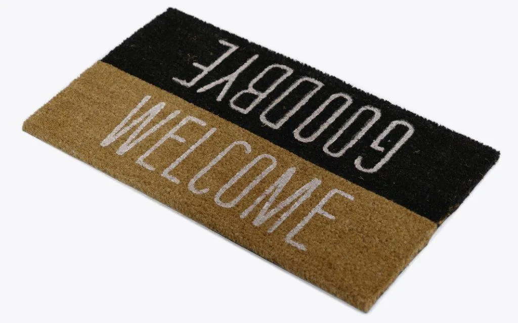 OnlyMat Welcome Goodbye Coir Doormat