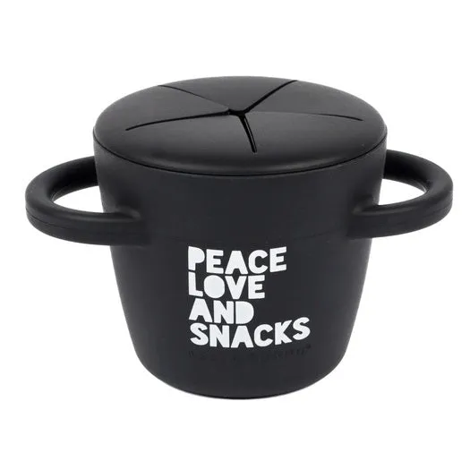 Peace Love Snack Happy Snacker Cup