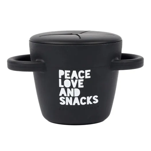 Peace Love Snack Happy Snacker Cup