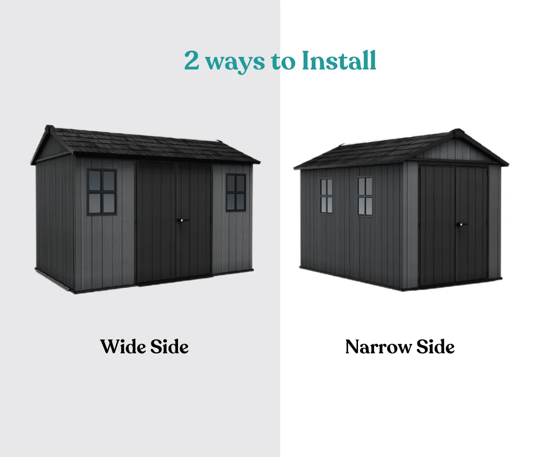 PRE ORDER: DEC.  -  Keter Newton Plus Shed 7.5x11 (3.4m)