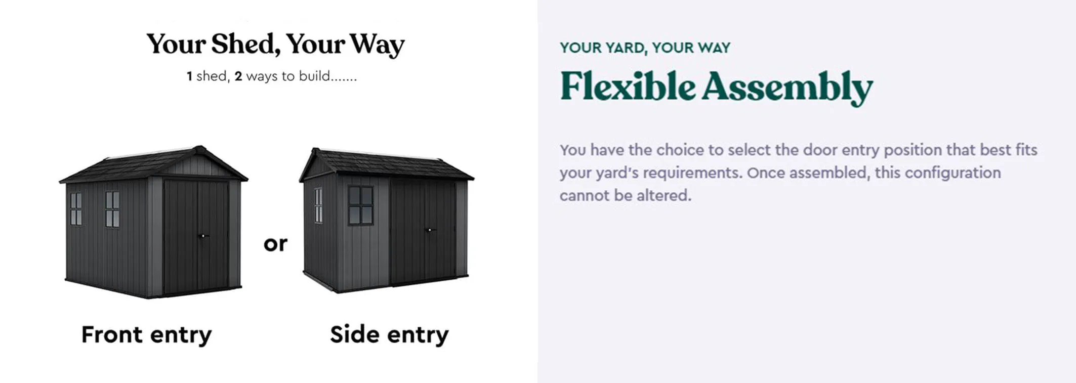 PRE ORDER:  DEC. -  Keter Newton Plus Shed 7.5x9 (2.7m)