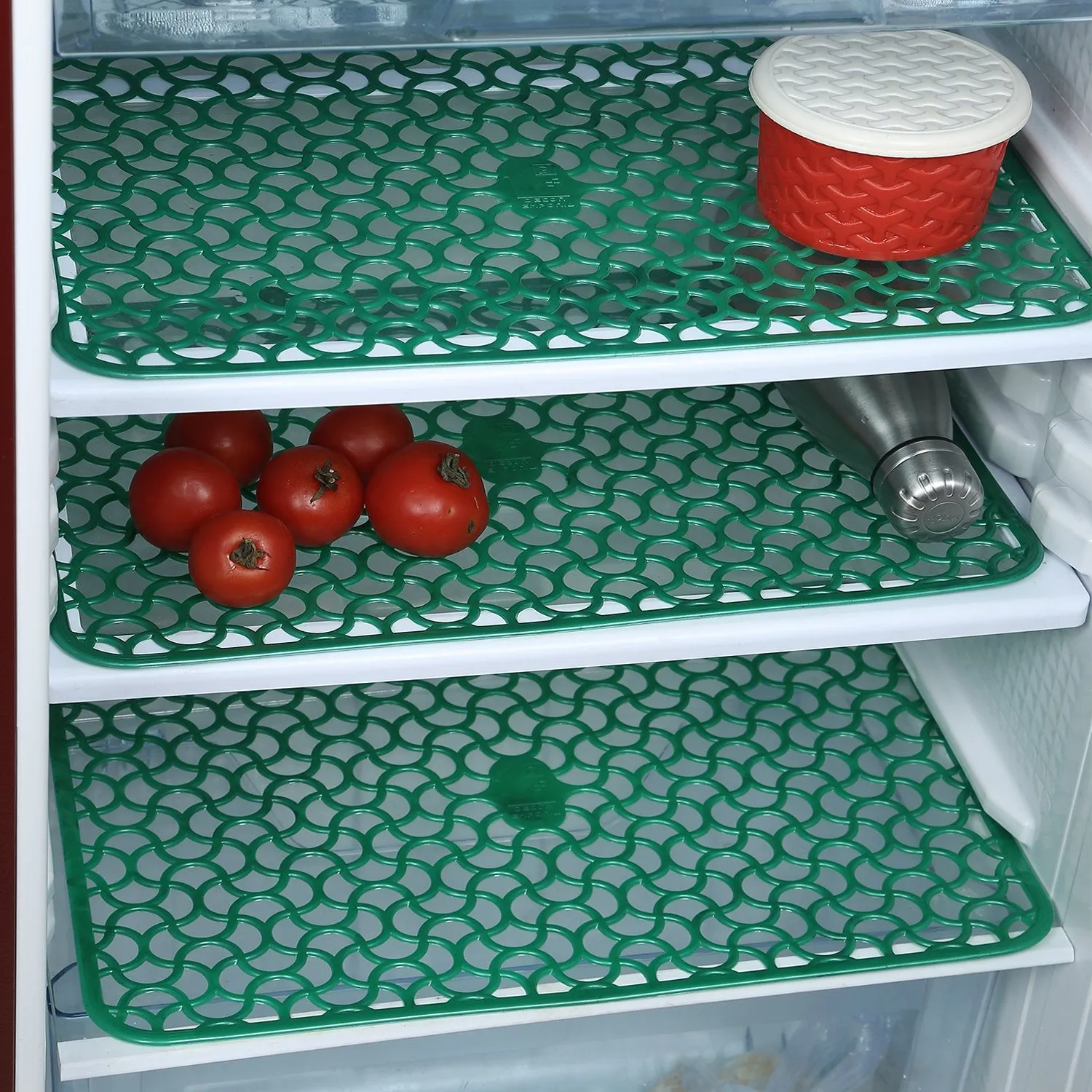 PVC Refrigerator Drawer Mats - Set of 6