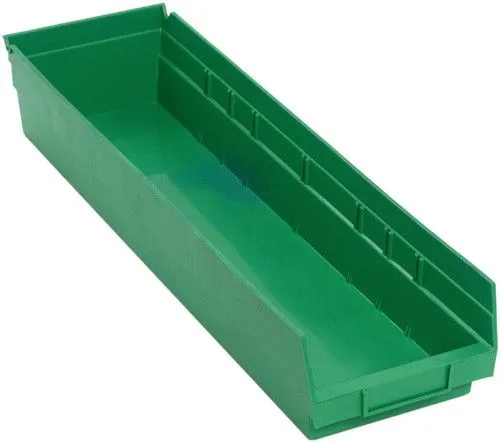 Quantum QSB106 Economy Shelf Bins, 6.63" x 23.63" x 4"