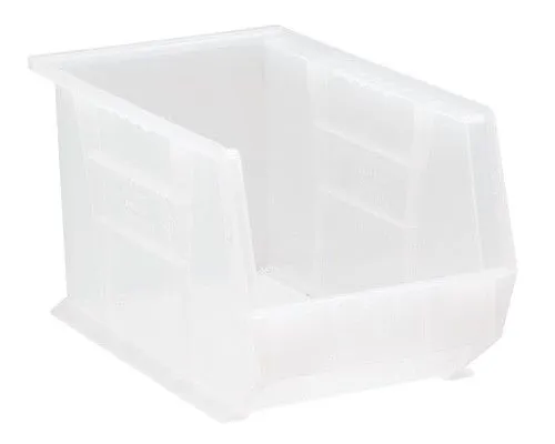 Quantum QUS242CL Ultra Clear-View Stack & Hang Bins, 8.25" x 13.63" x 8"