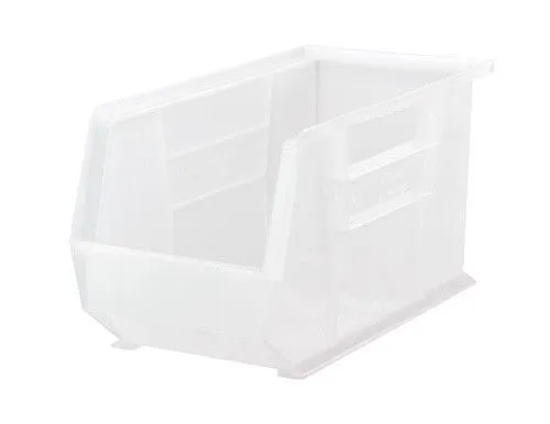 Quantum QUS265CL Ultra Clear-View Stack & Hang Bins, 8.25" x 18" x 9"