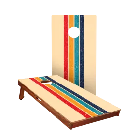 Retro Stripes Sig Pro Cornhole Boards